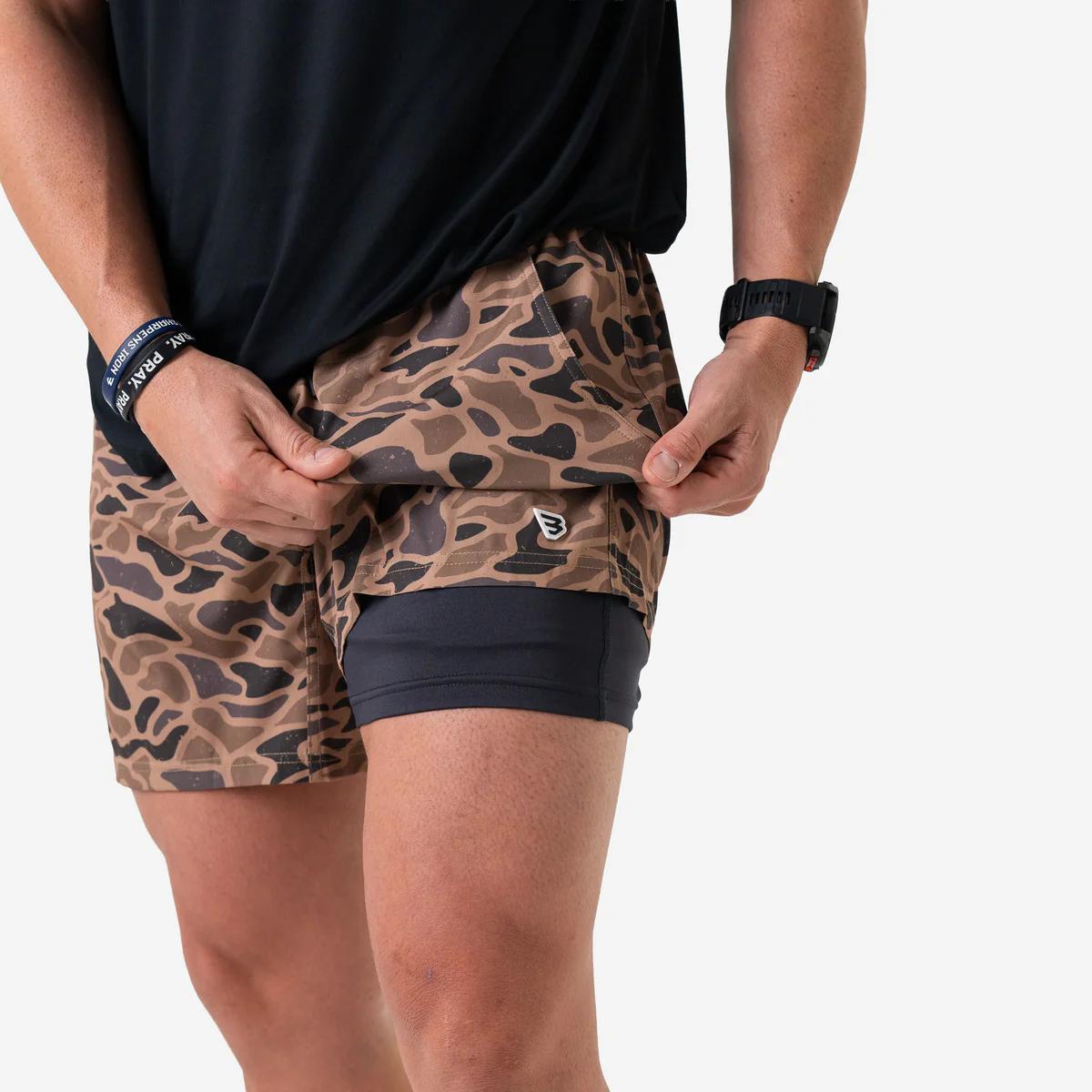 Athletic Short - Gauge Camo - Black Liner