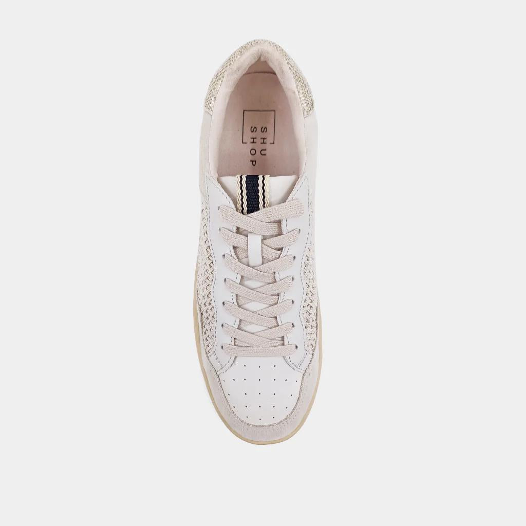 ShuShop Roma Bone Woven Sneaker