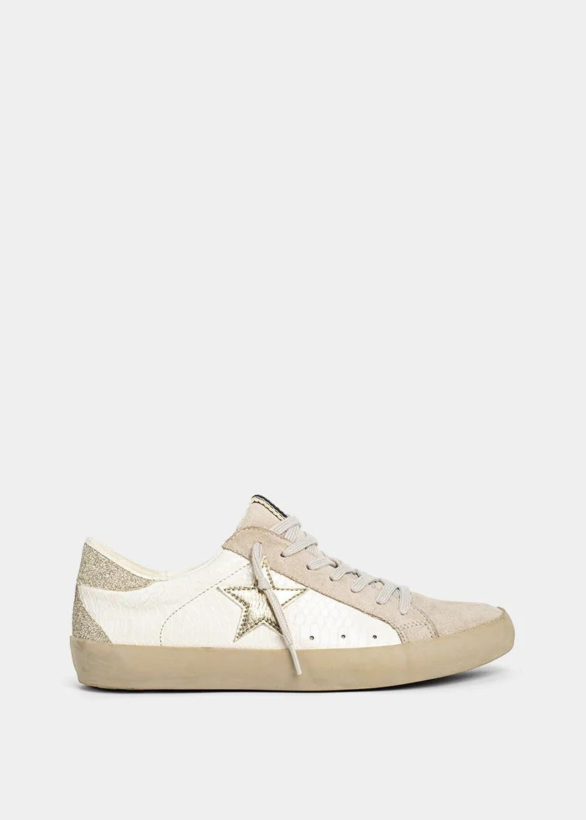 ShuShop Paula Bone Snake Sneaker
