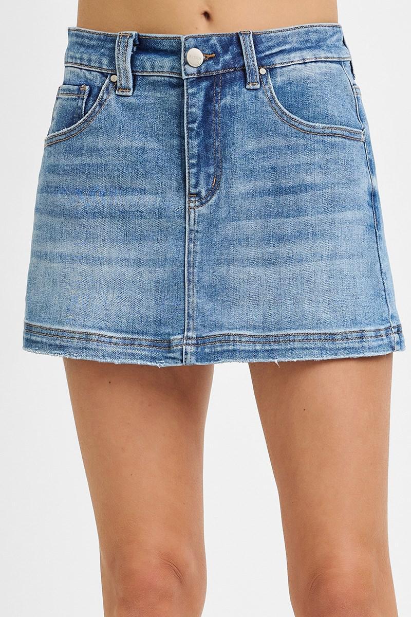 RISEN RDS6349 High Rise Skort