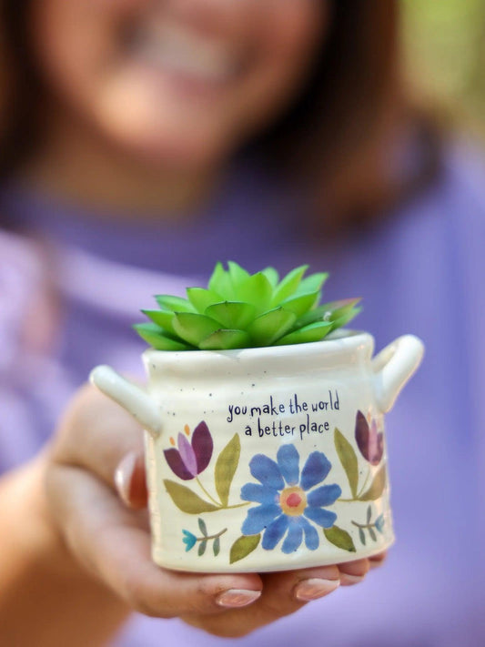 Crock Planter - World Better Small