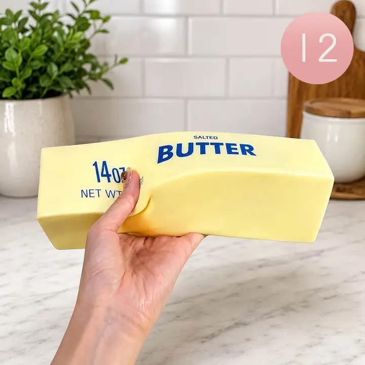 Jumbo Butter Bar Squishy Stress Relief Toy