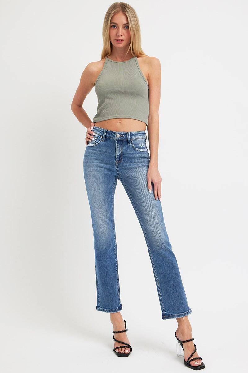 RISEN RDP5302RT MID RISE STRAIGHT JEANS
