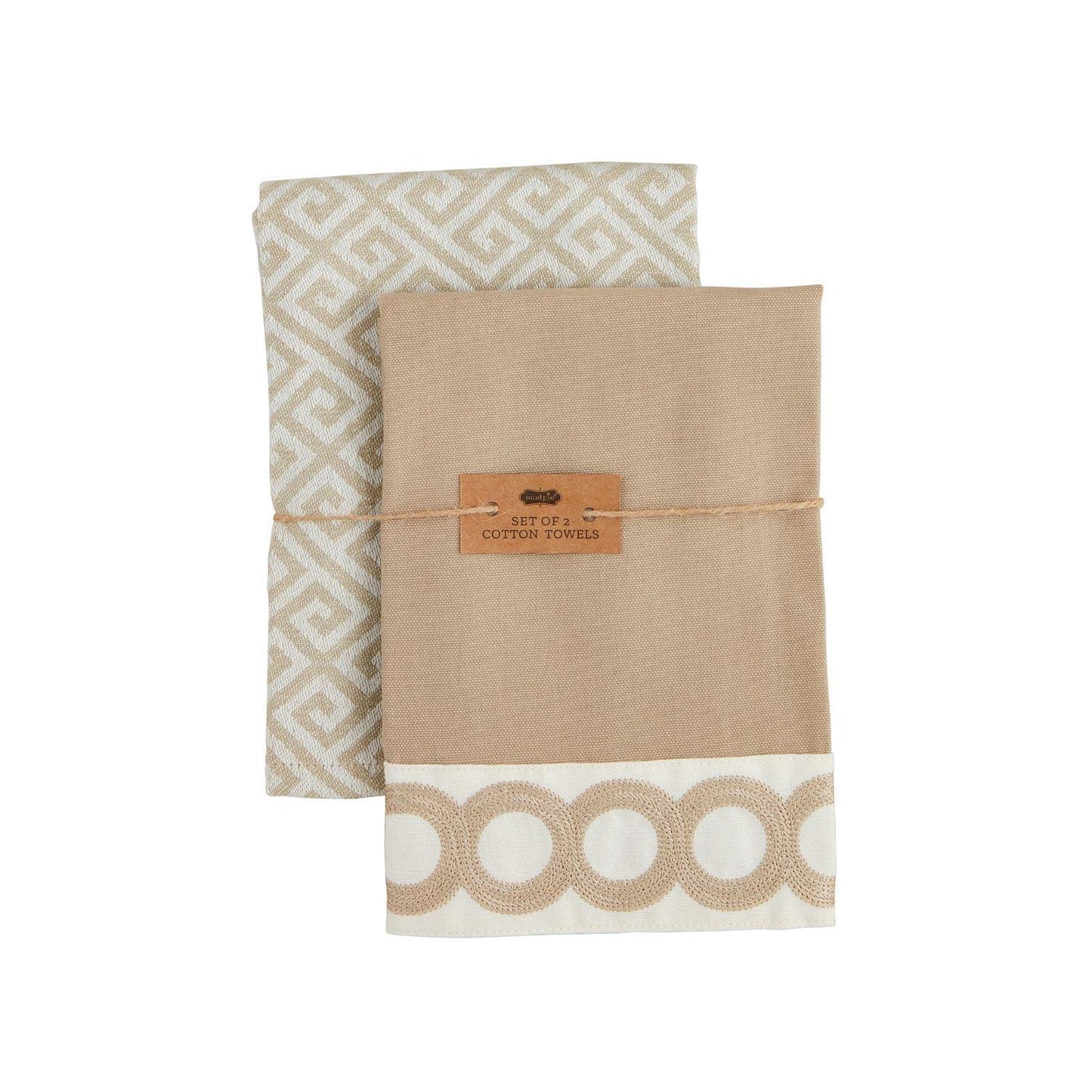 Lattice Trim Towel Set