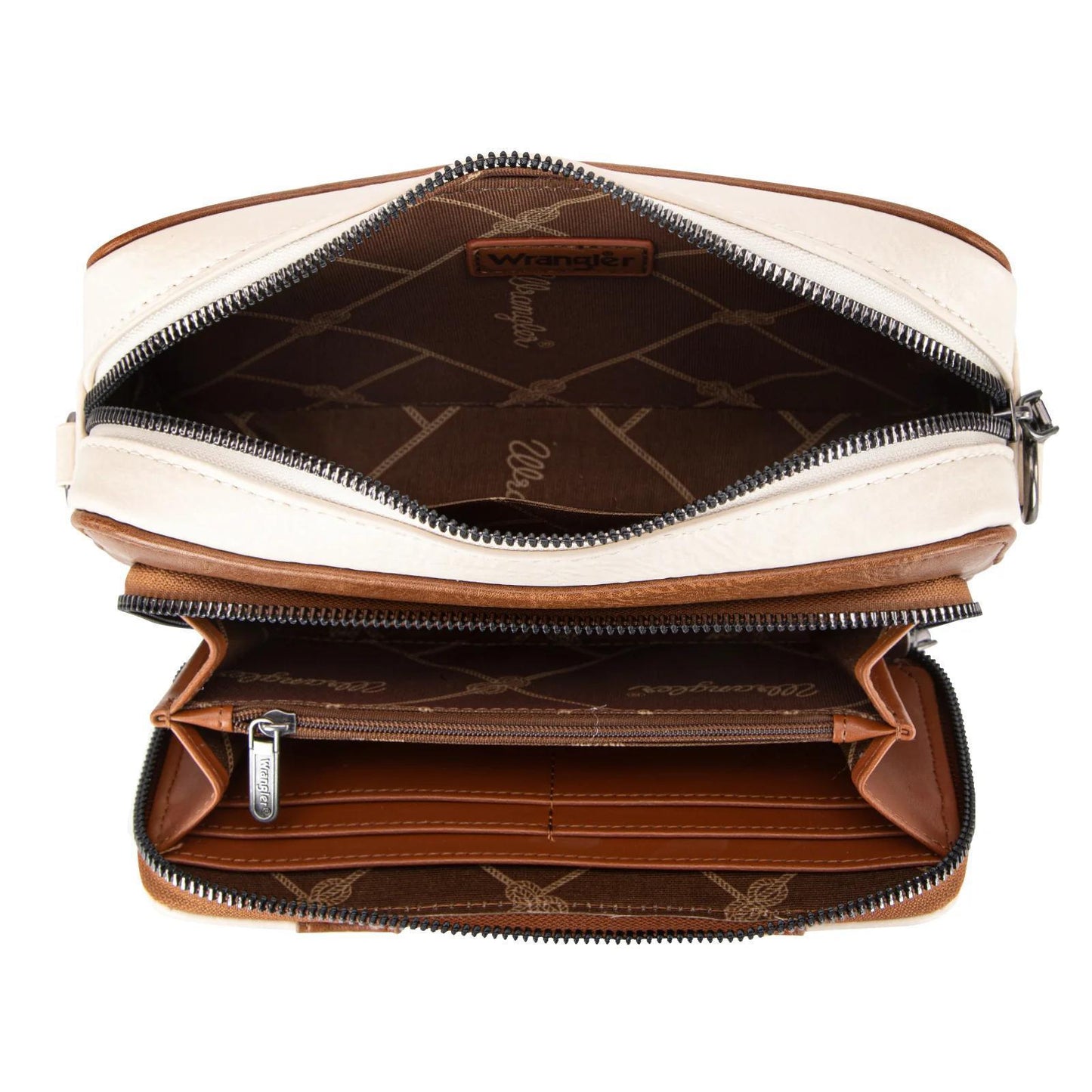 Wrangler Crossbody Purse With Wallet Compartment