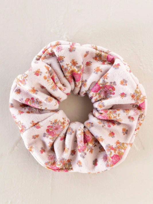 Natural Life Wet Hair Towel Scrunchie - English Garden Cream