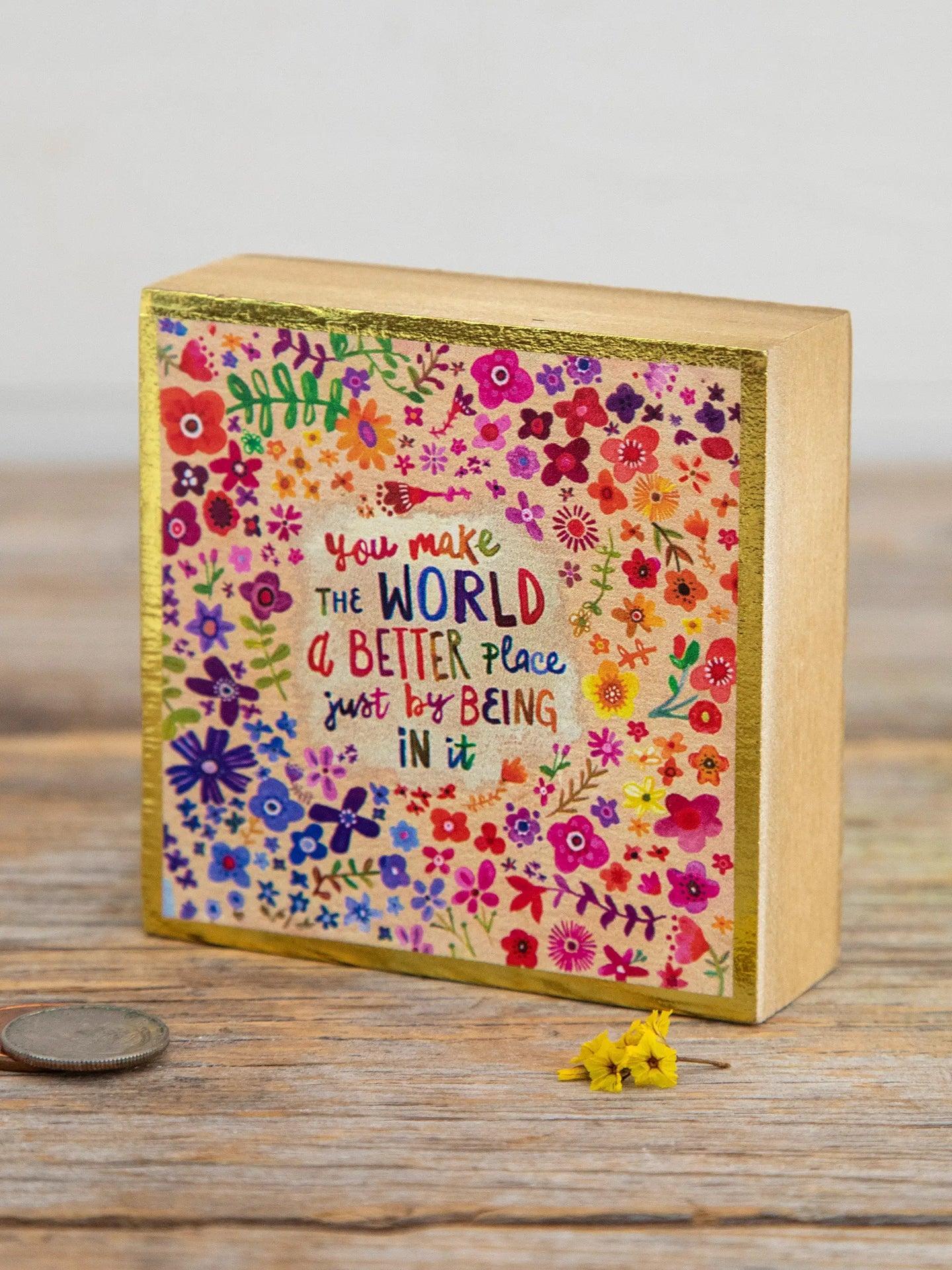 Natural Life Tiny Block Keepsake