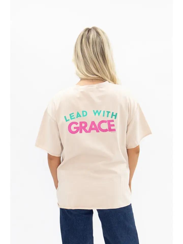 G & E Lead with Grace Relaxed Fit Tee