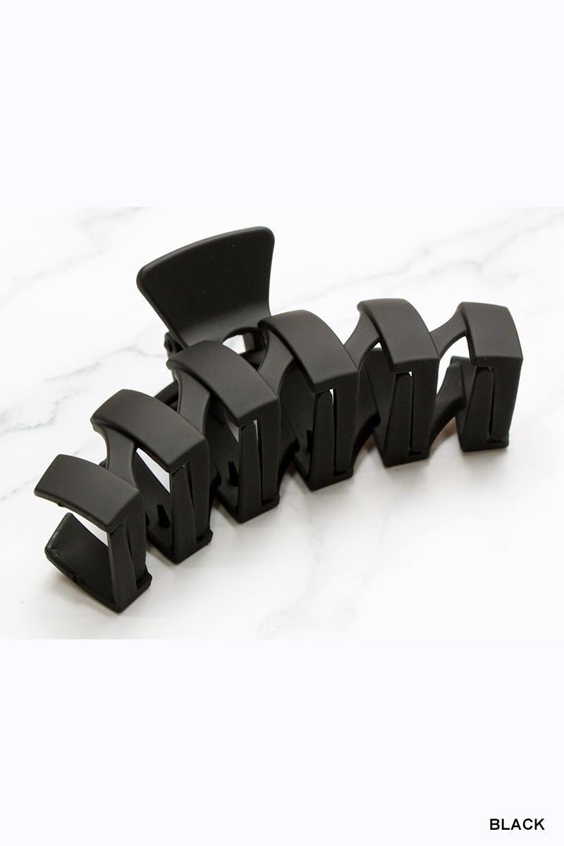 Zig Zag Hair Claw Clips, 4.5 inch