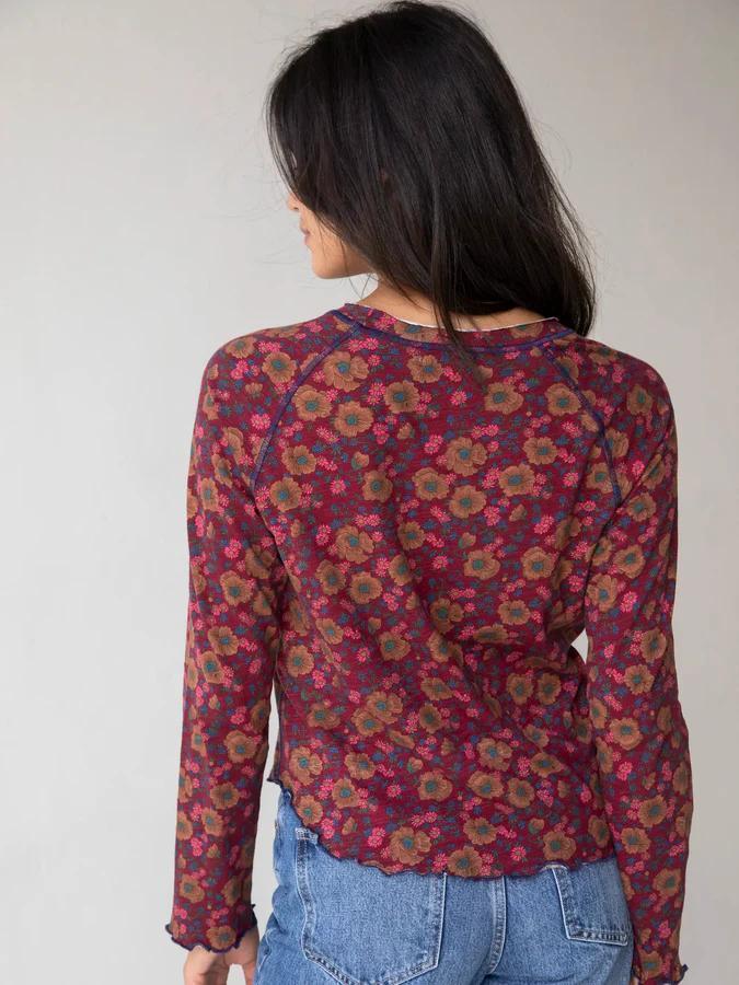 Natural Life Lily Cotton Long Sleeve Tee Shirt