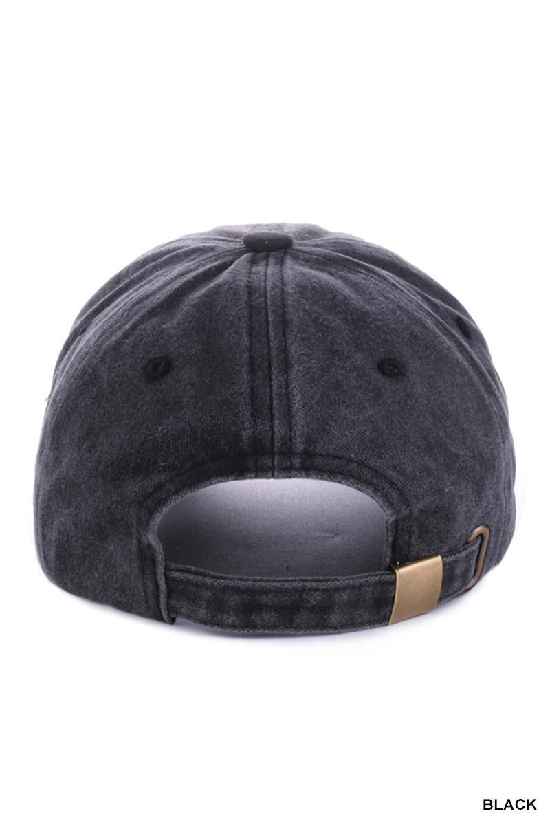 Zenana Vintage Washed Baseball Cap U-719