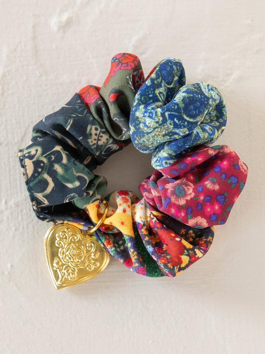Natural Life Locket Scrunchie