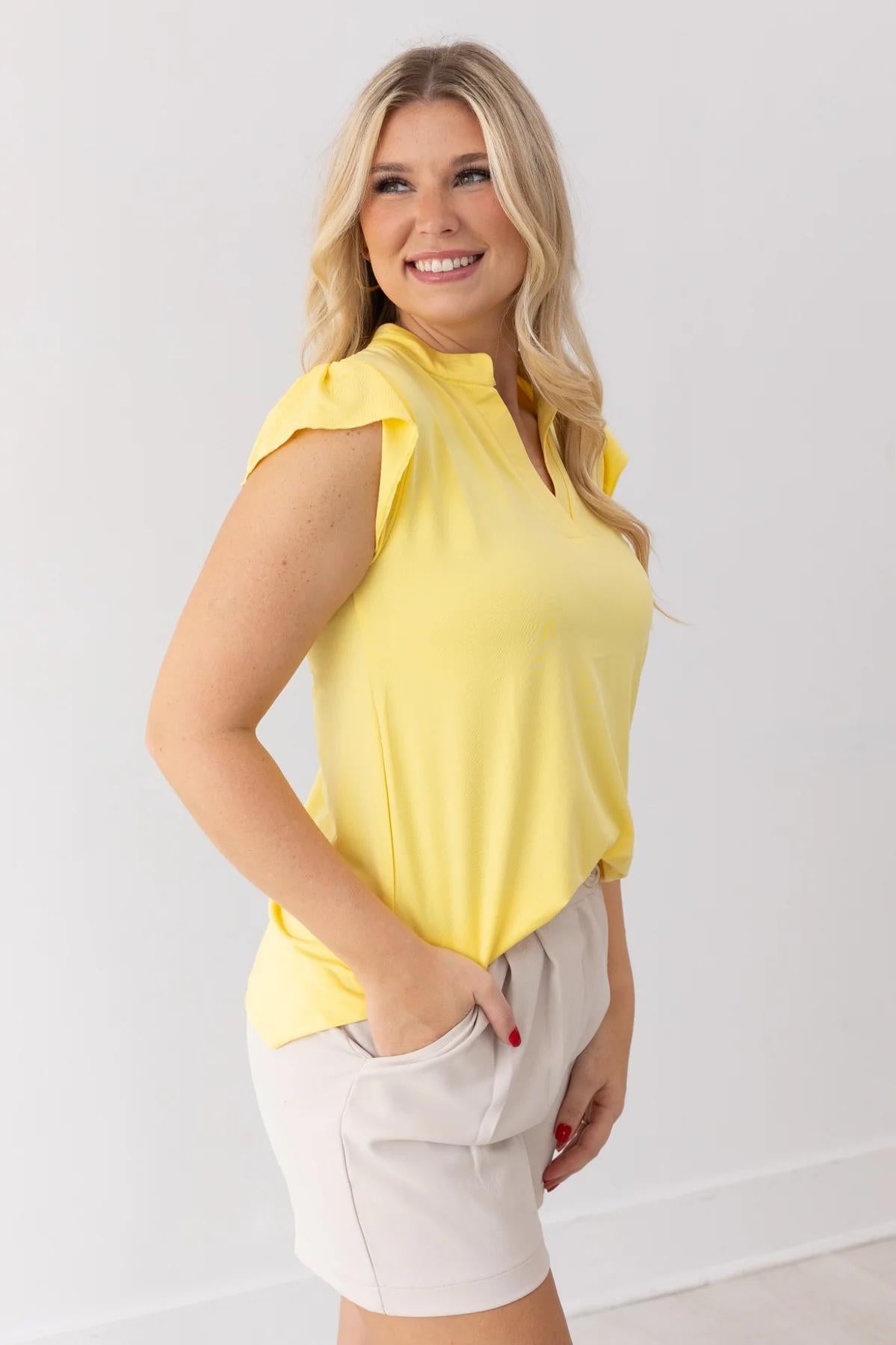The Nicole V-Neck Top