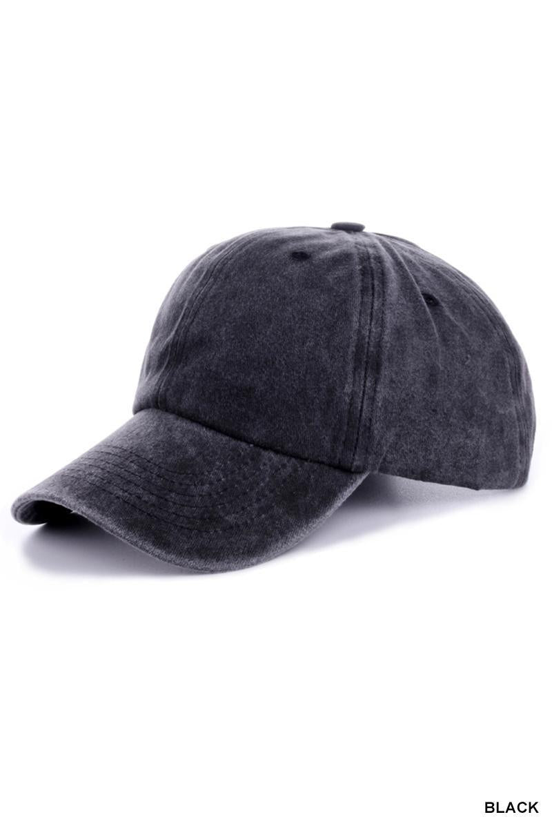 Zenana Vintage Washed Baseball Cap U-719