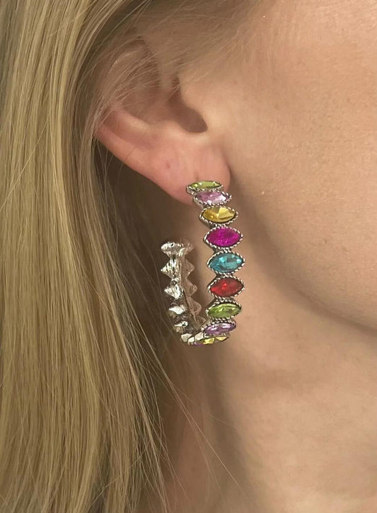 G&E Keep it stunning Multicolor Hoop