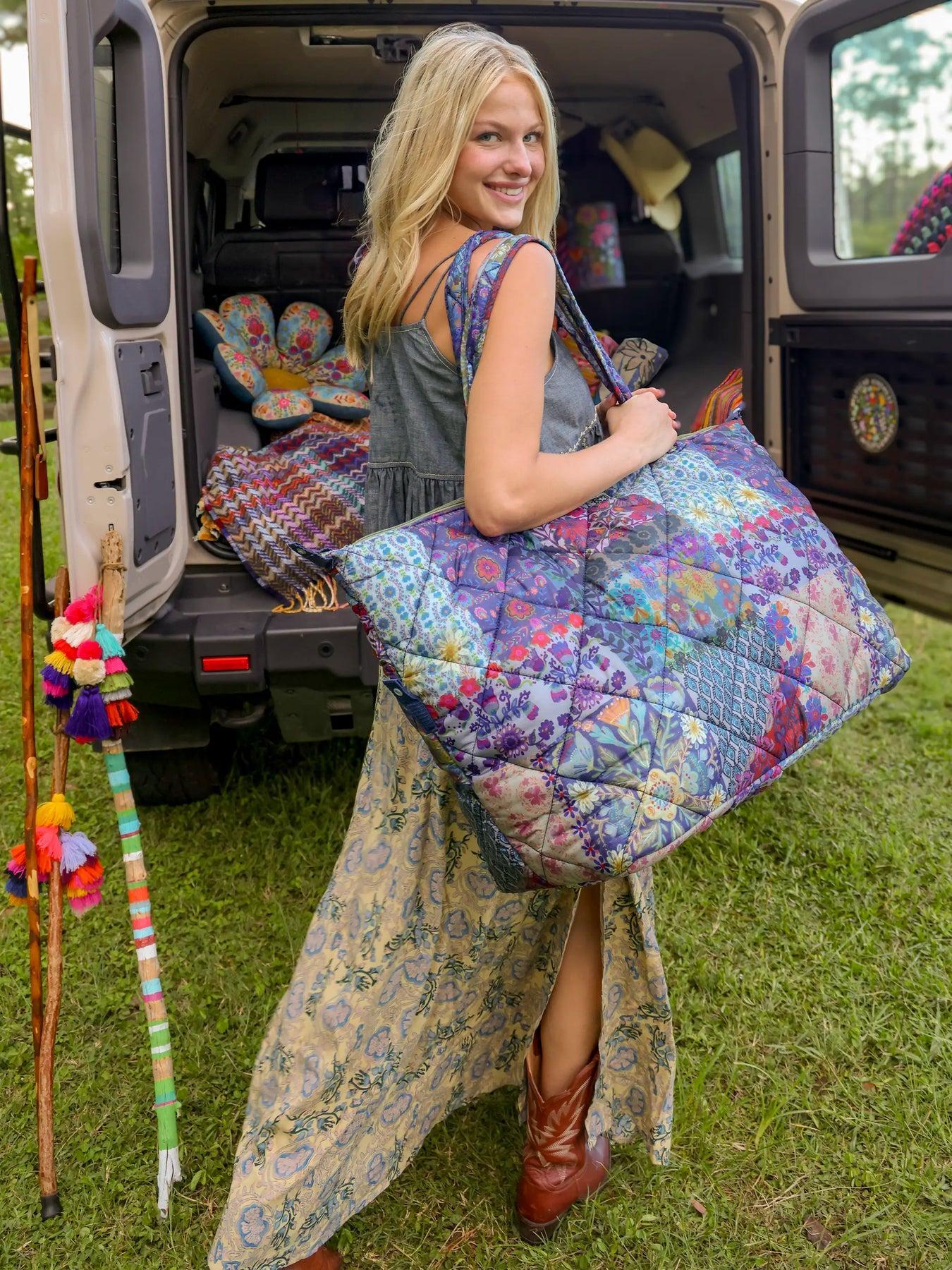 Natural Life Puffy Weekender Bag