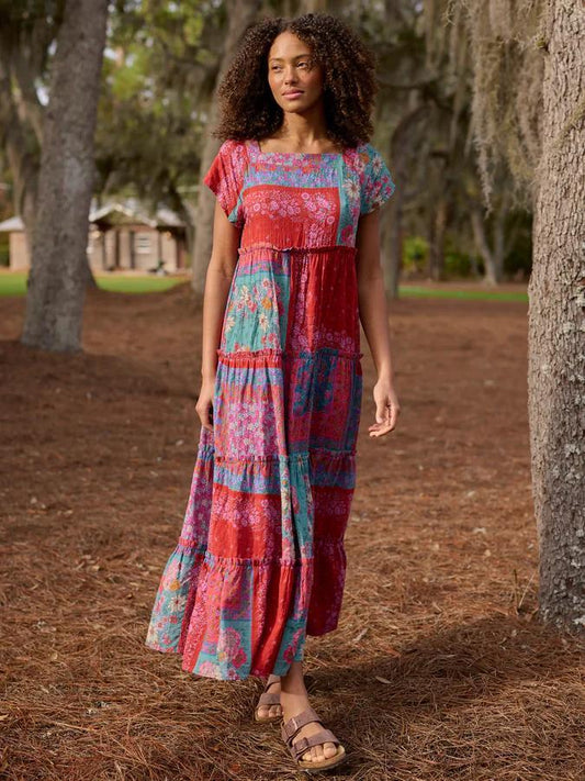 Natural Life Berkley Maxi Dress Jewel Positano