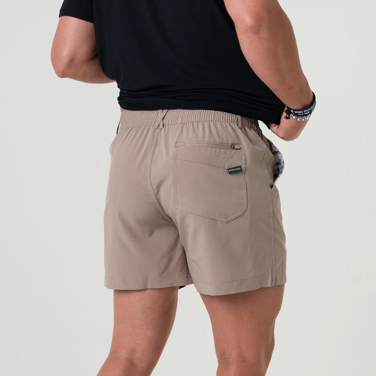 Everyday Short - 7" Cobblestone Khaki - Duck Hunt Pocket