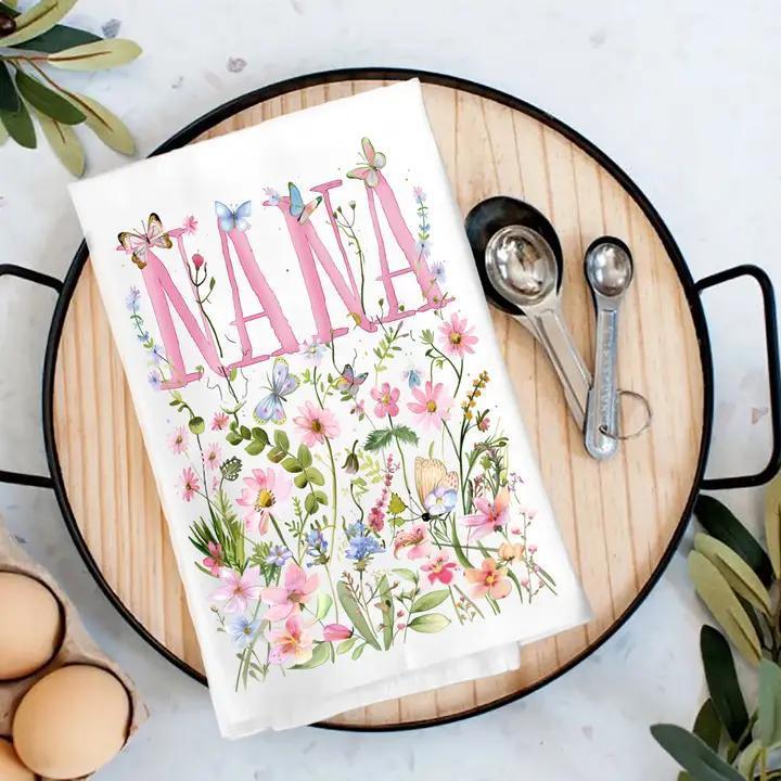 Variety - Mother's Day Wild Flowers Tea Towels