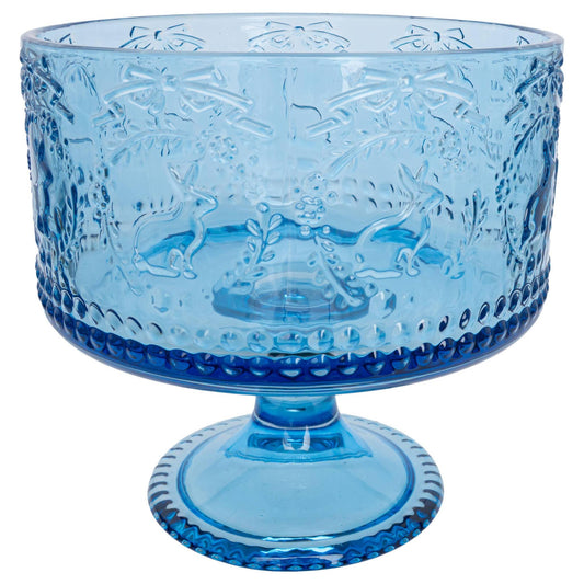 7.75" Dia Blue Bunny Trifle Dish