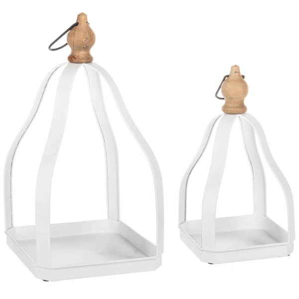 Tapered Curve Centerpiece Tray with Handle