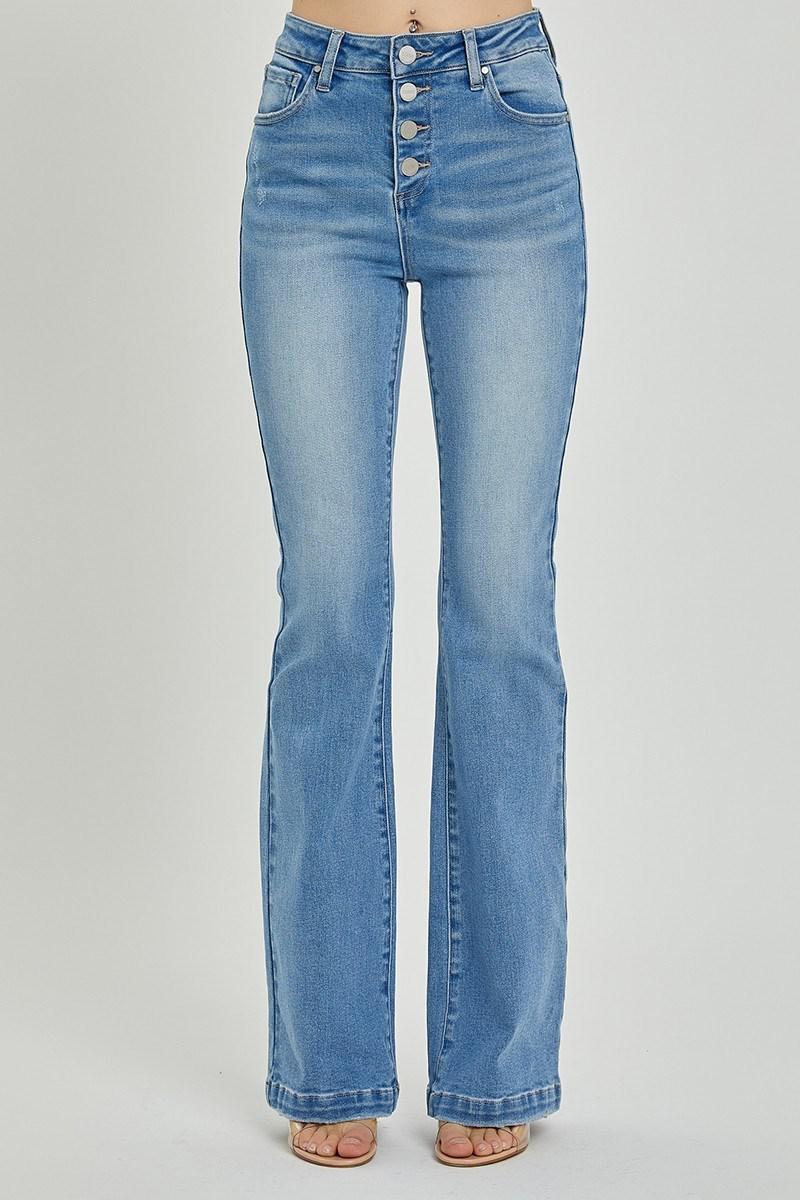 Risen RDP5521 Hi Rise Button Boot Cut