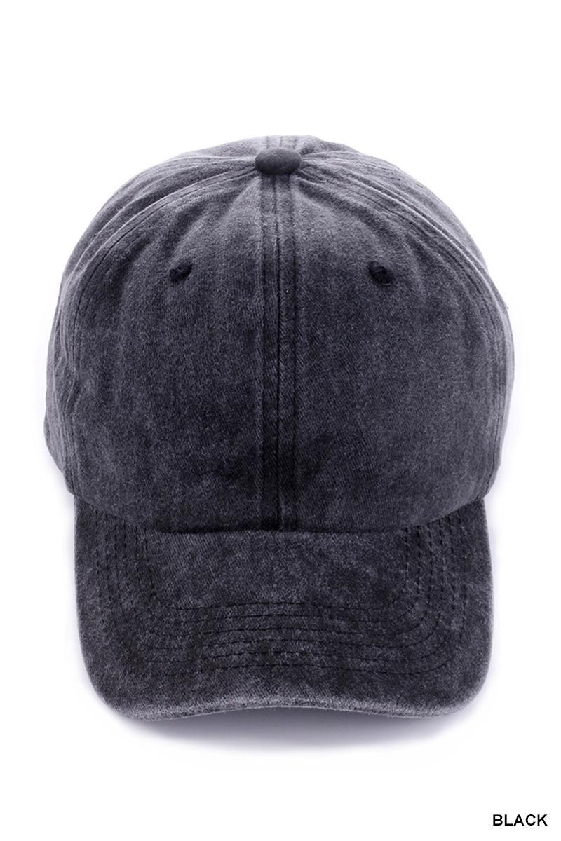 Zenana Vintage Washed Baseball Cap U-719