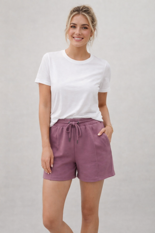 Silky Soft Pintuck Shorts (Color Options)
