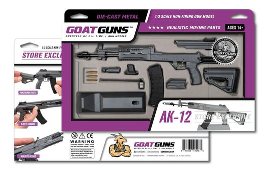 Goat Gun MINIATURE AK12 MODEL - GREY
