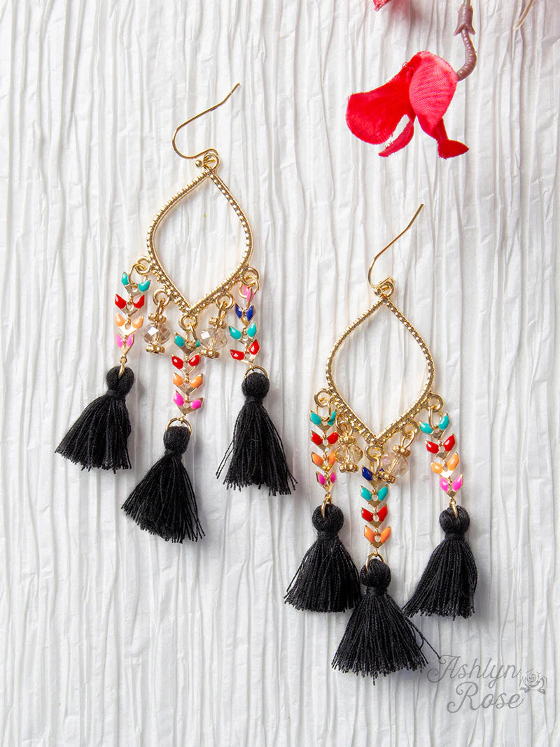 Take Me to Coachella Tassel Earrings