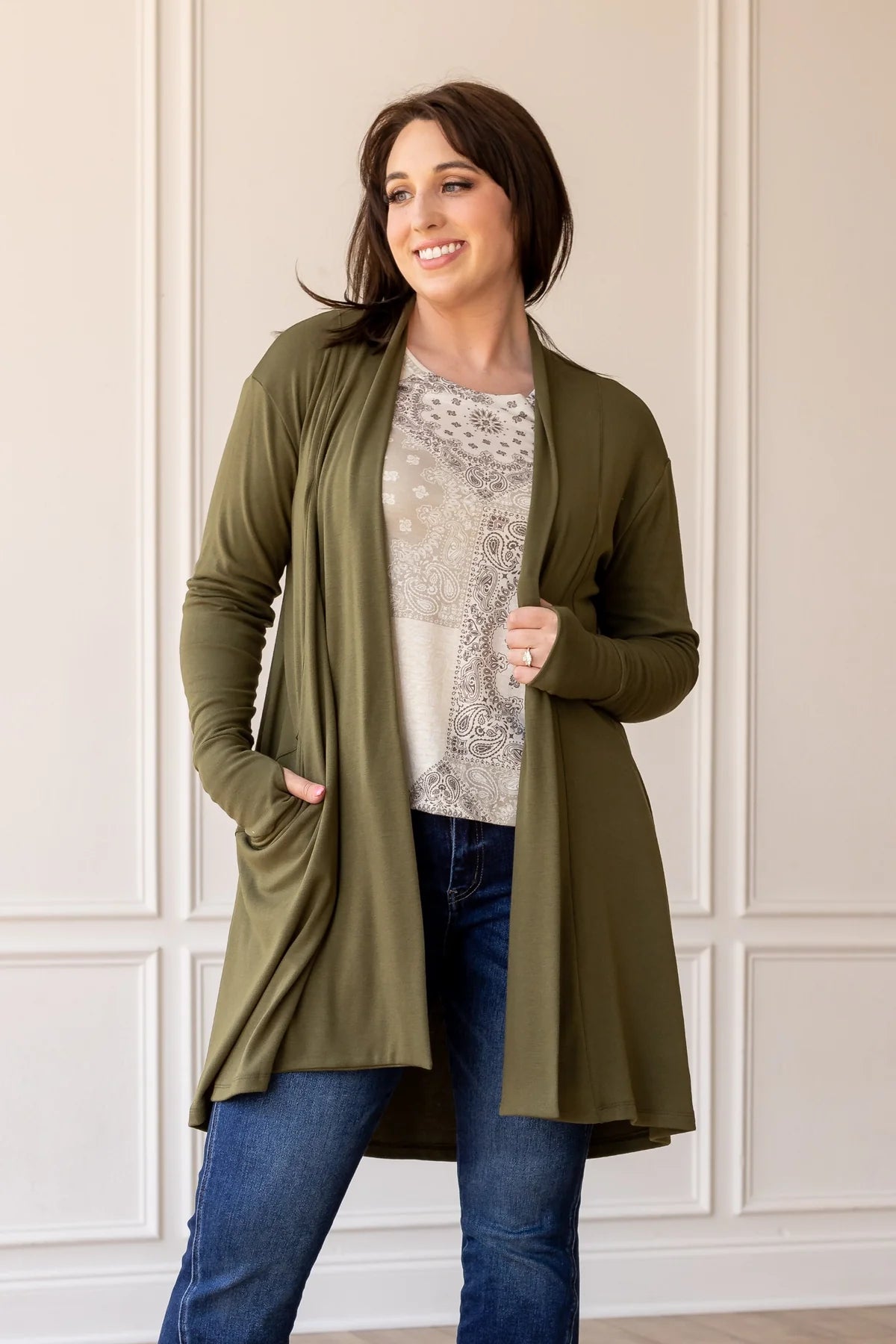 Olive Cardigan