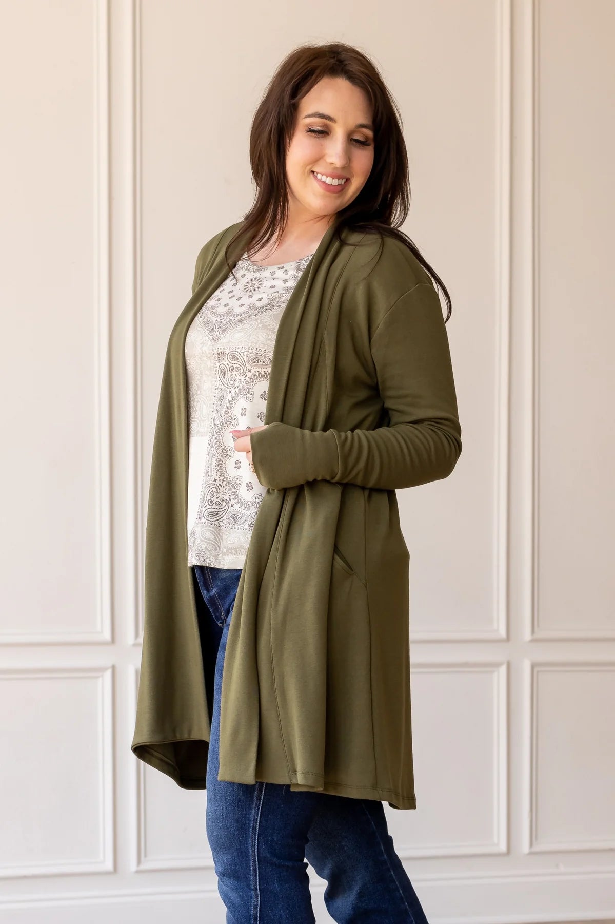 Olive Cardigan