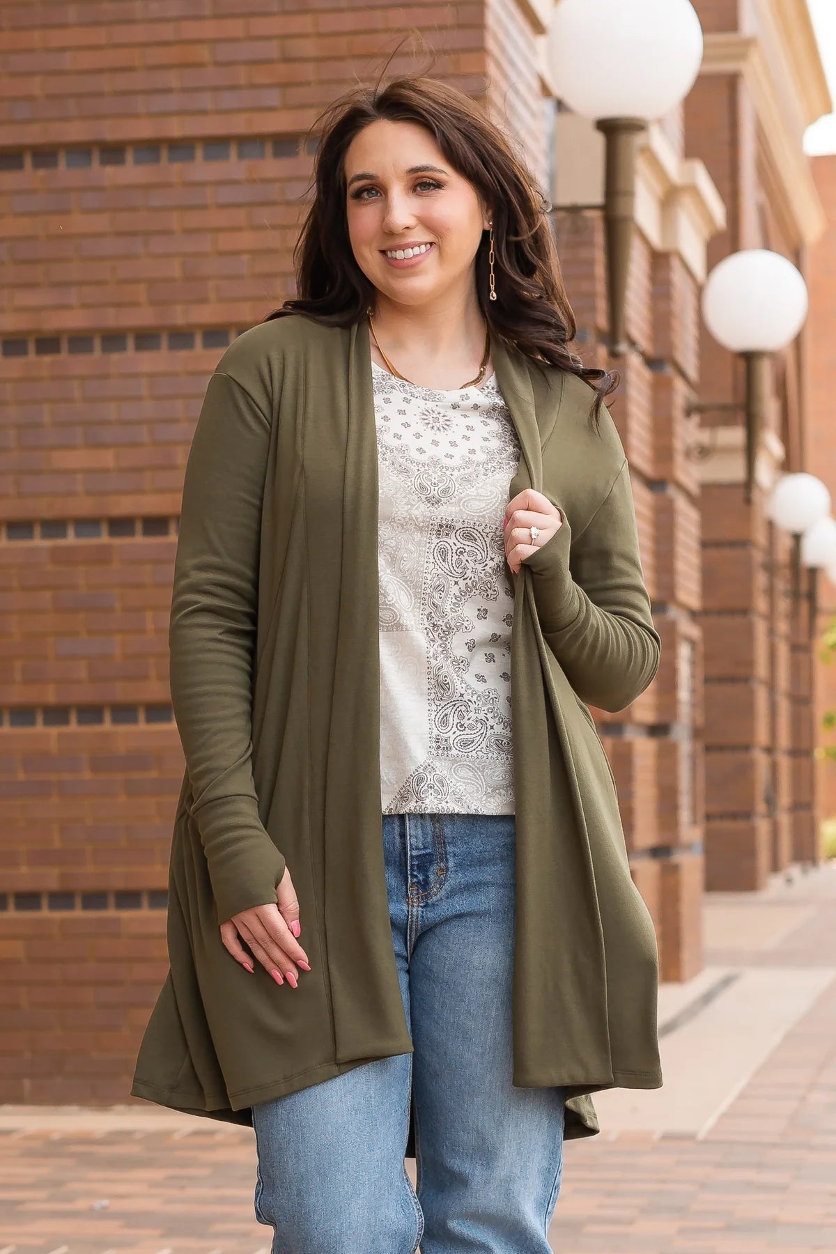 Olive Cardigan