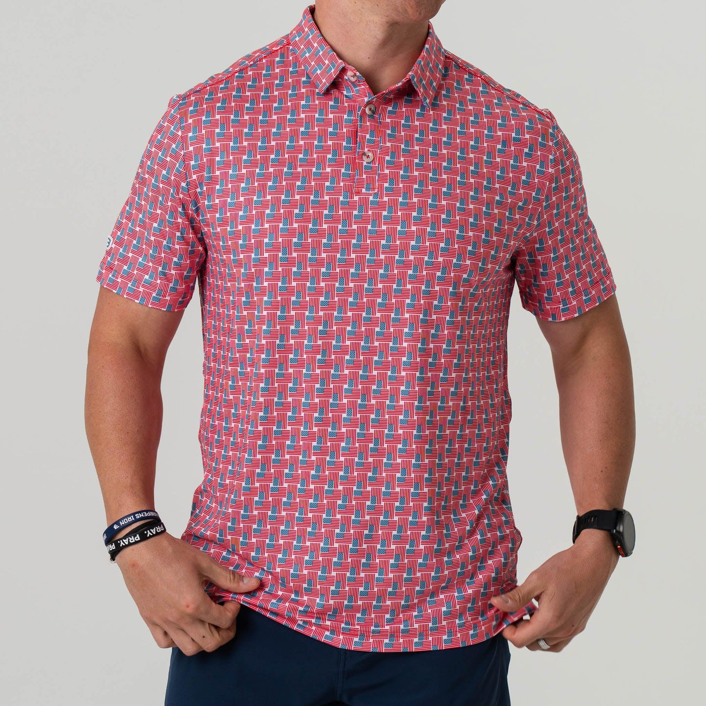 Burlebo Performance Polo - American Flag