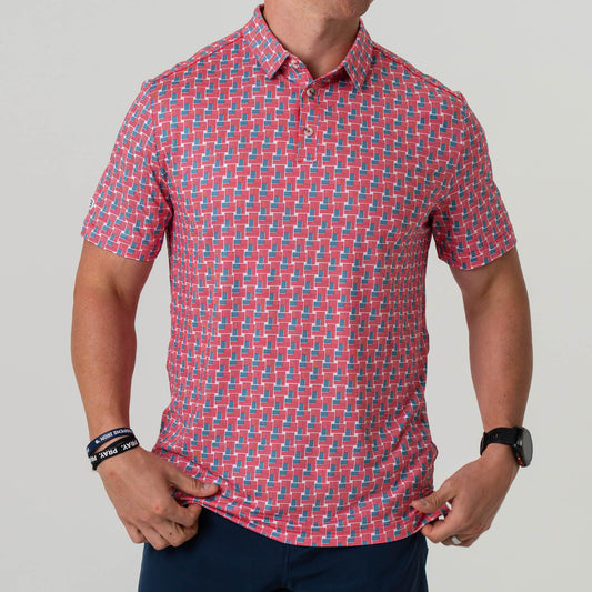 Burlebo Performance Polo - American Flag