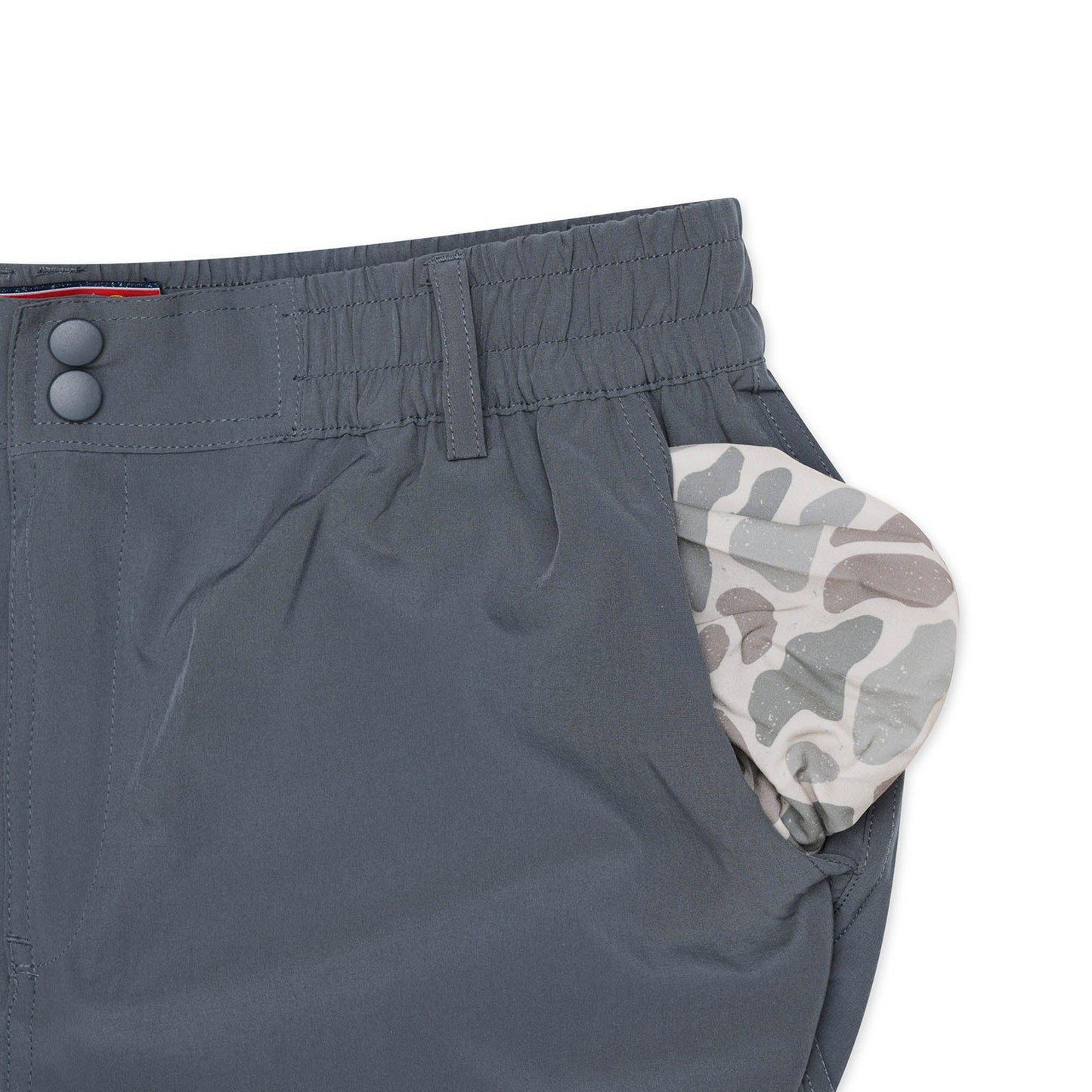 BURLEBO The Everyday Short - River Rock Grey