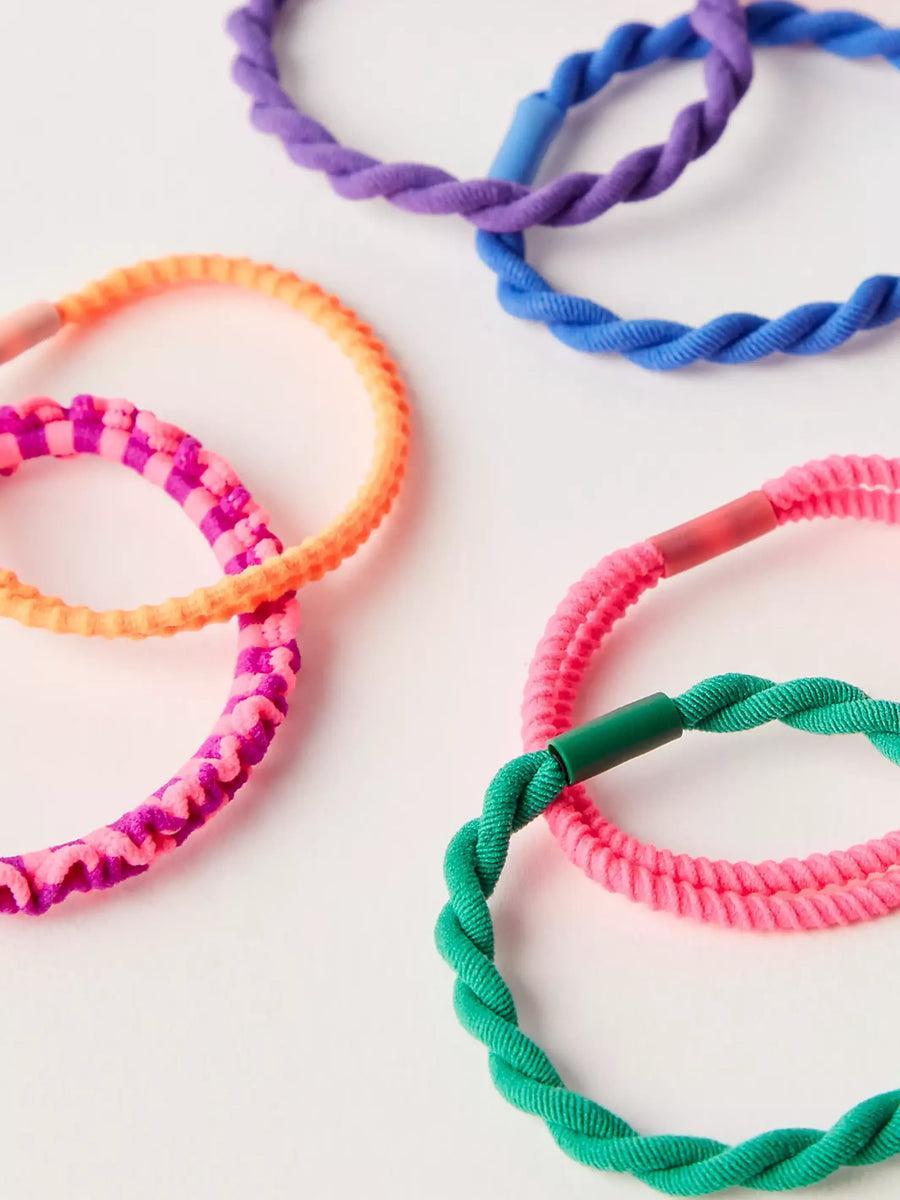 Natural Life Textured Hair Ties, Set of 10