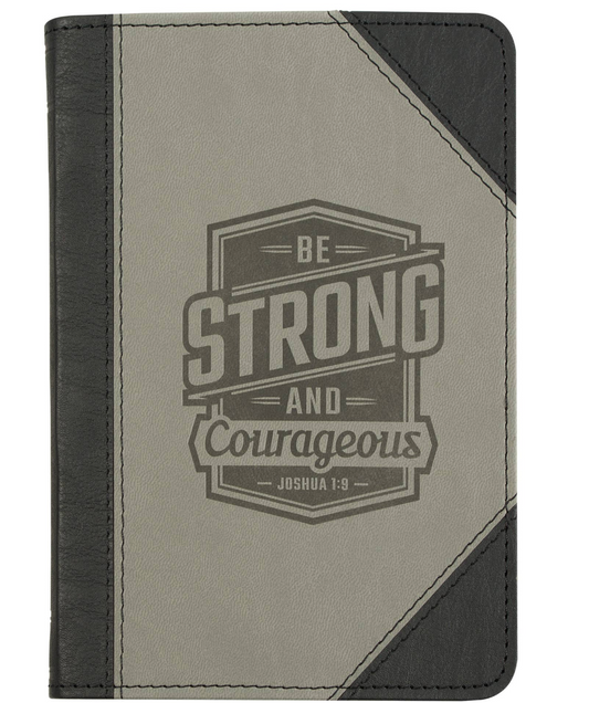 Journal Handy Black Be Strong and Courageous Josh. 1:9