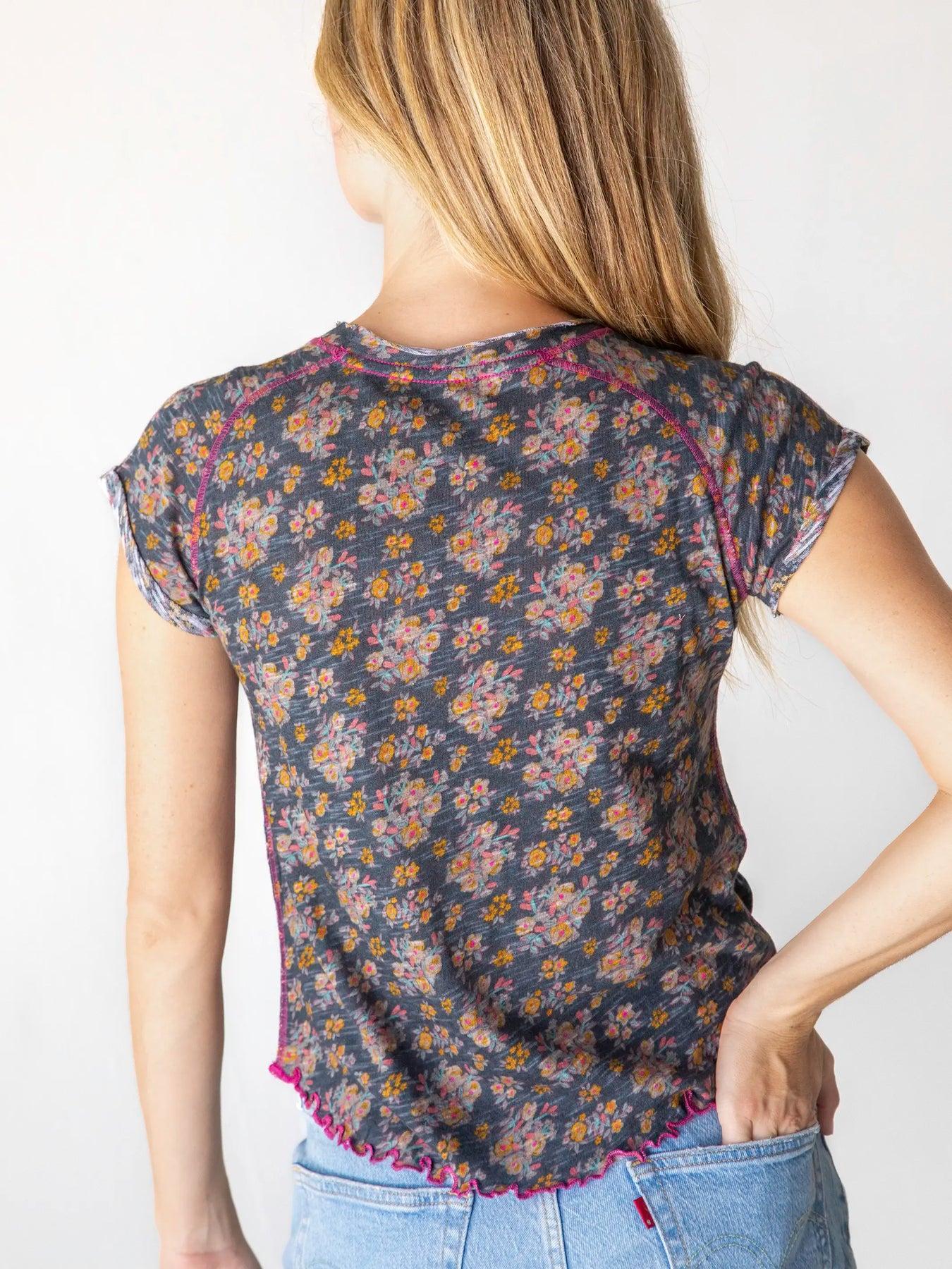 Natural Life Lily Cotton Short Sleeve Tee Shirt