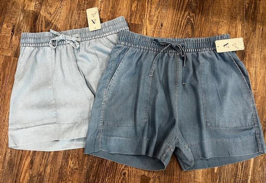 Tencil Denim Shorts