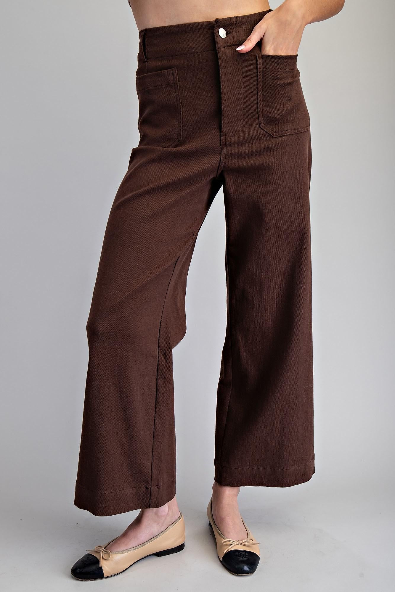 ee:some Soft Washed Wide Leg Pants