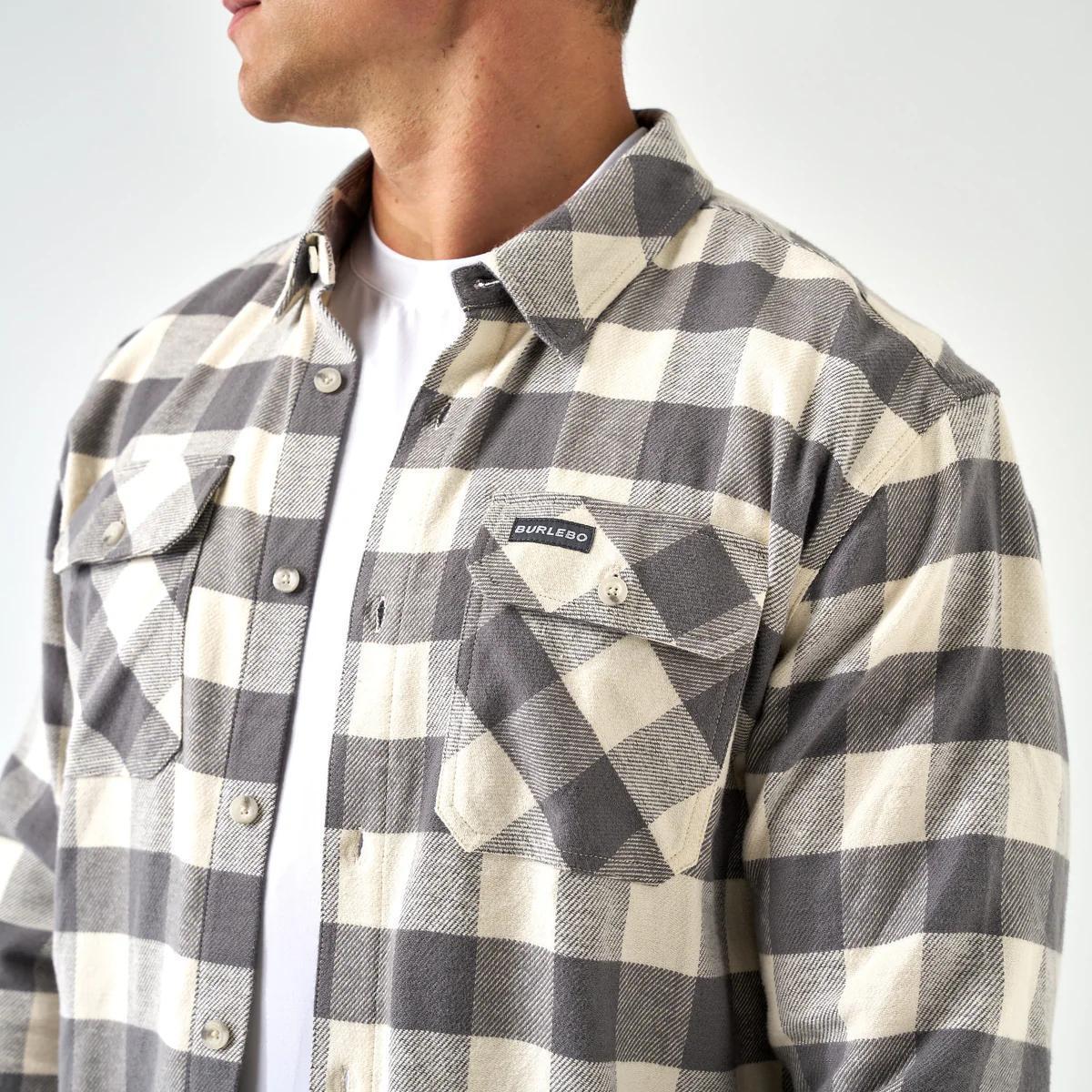 Burlebo Flannel Shirt - Grey Buffalo