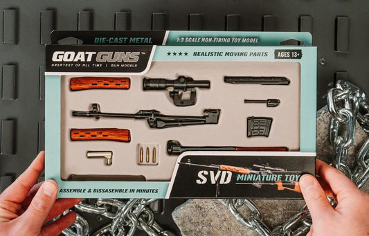 Goat Gun "AFFIRMATIVE" SVD Model Color: Black/Brown