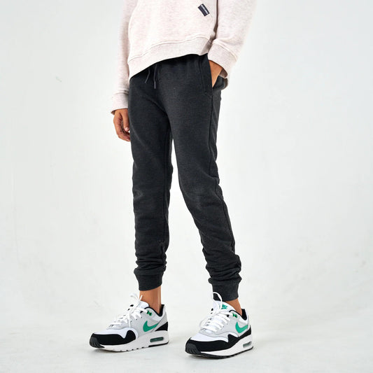 BURLEBO Youth - Fleece Jogger - Heather Black