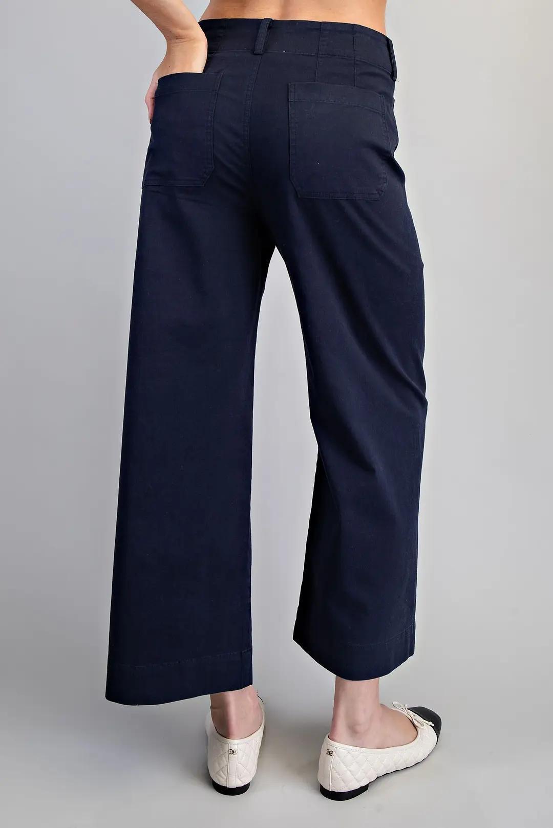 EE:SOME Solid Straight Leg Pants