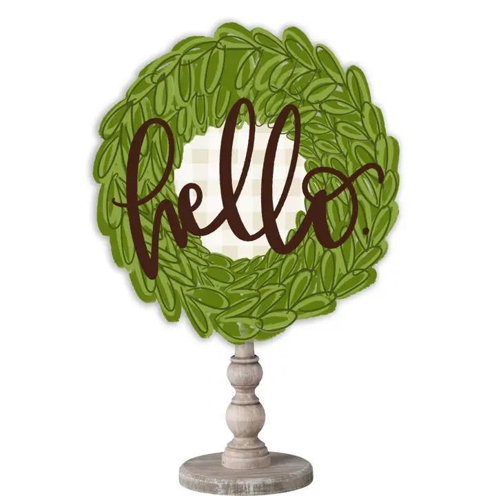 Hello Boxwood Topper