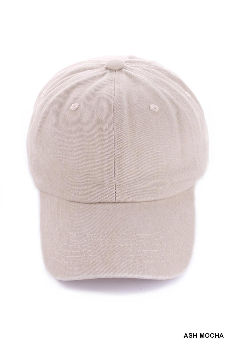 Zenana Vintage Washed Baseball Cap U-719