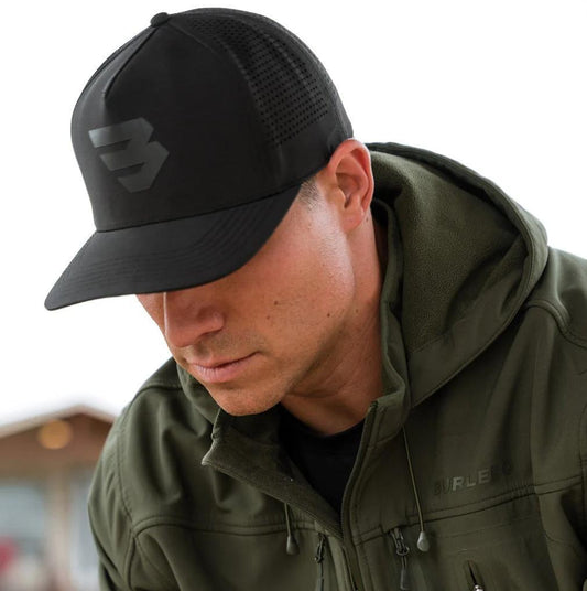 Burlebo Performance Cap - Flying B Logo - Black