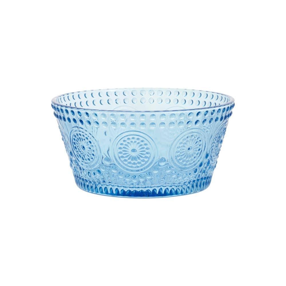 4.75" Dia Sky Blue Codi Glass Bowl