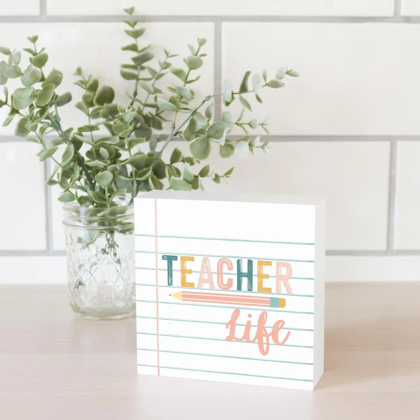 Teacher Box Signs | 5x5